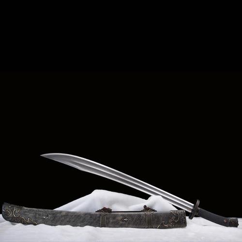 鱼皮牛尾刀 - 龙泉剑村刀剑官方微商城