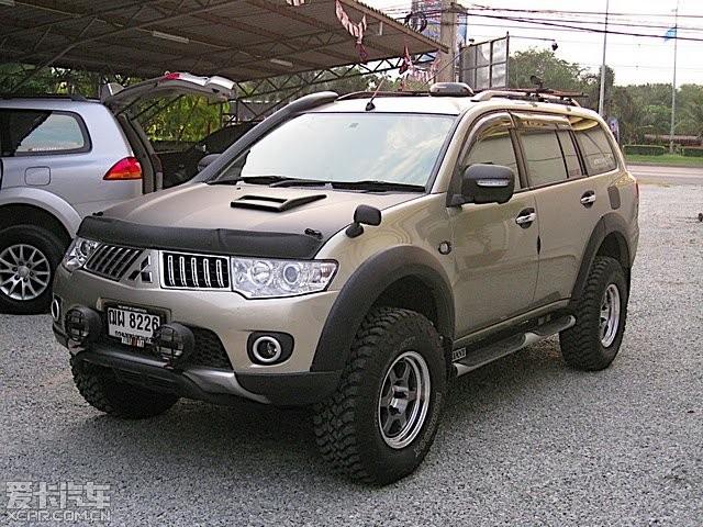 新人报道帕杰罗劲畅论坛,附送nps深度改装第; 三菱帕杰罗sport即将入