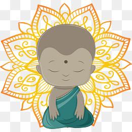 卡通佛家头像