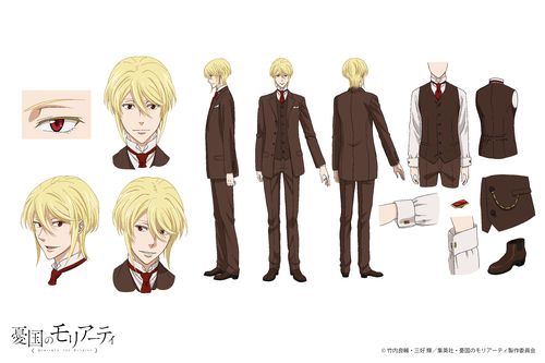 tv动画忧国的莫里亚蒂人设公开今年10月播出