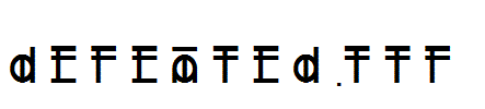 defeated.ttf免费下载