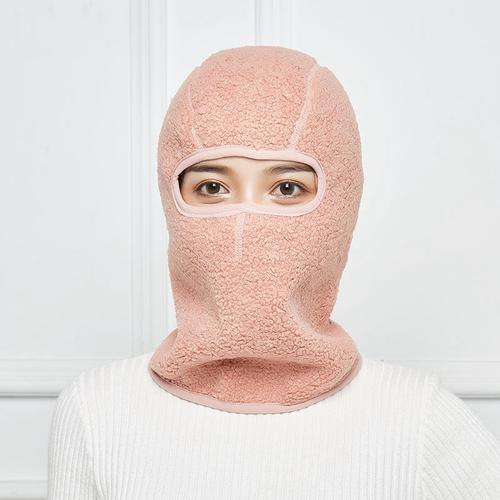 套头口罩耳罩帽子一体男女通用加绒加厚户外骑行防风护全脸大面罩