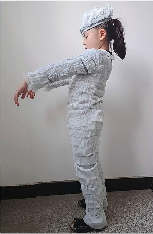 新款万圣节动漫服装 cosplay角色扮演木乃伊儿童鬼衣表演服装