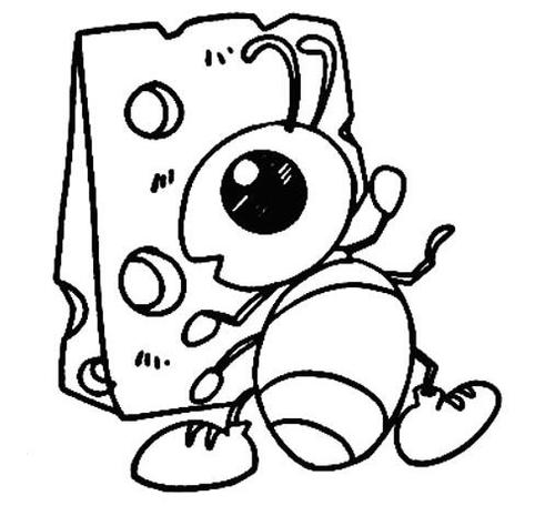 蚂蚁怎么画 卡通蚂蚁的画法图片步骤素描 - 巧巧简笔画