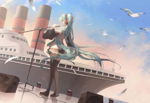 初音未来壁纸合集:这种画风的公主姬你喜欢吗