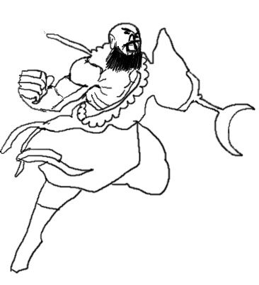 鲁智深简笔画有色