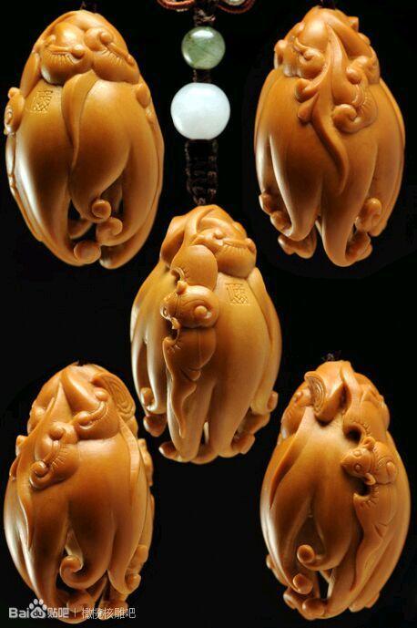 [转载]鬼斧神工 核雕欣赏