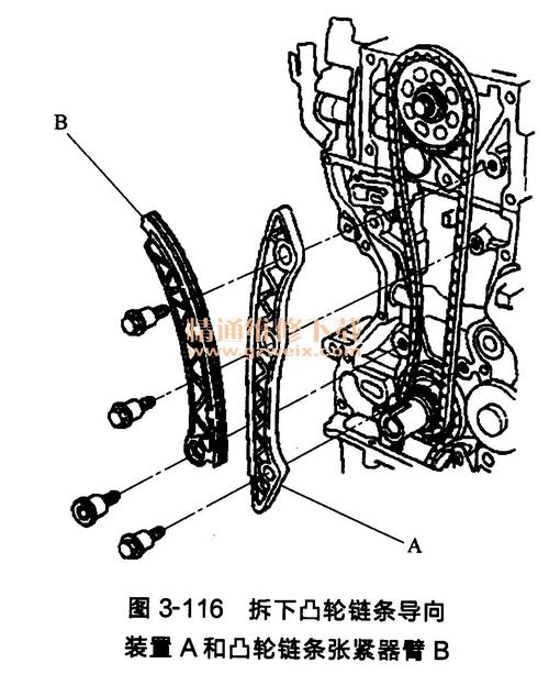 本田思铂睿发动机(r20a3型)正时链条的拆卸方法