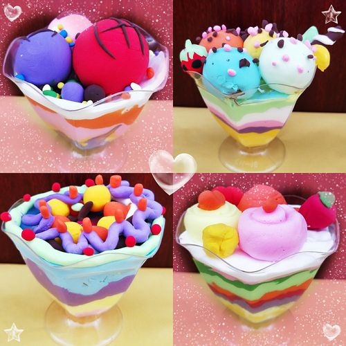 多彩"冰淇淋"有"泥"更精彩雅礼美术书法学校diy课程——《彩泥冰淇淋