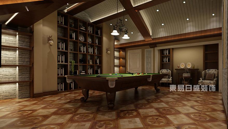 休闲区美式装修效果图 五室五厅五卫一