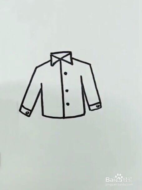 简笔画衣服的画法