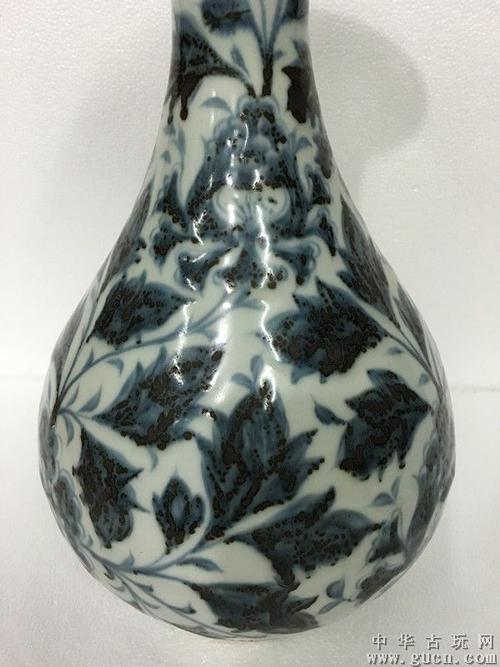 出土元青花玉壶春