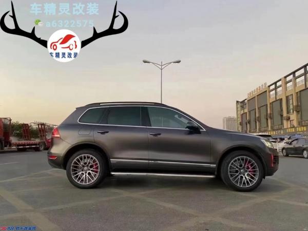 [大众途锐刹车改装]brembo gt6大六刹车卡钳,霸气制动