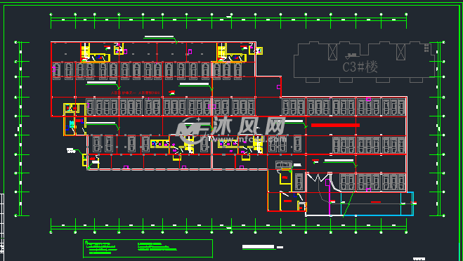地下车库接地平面图