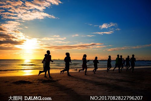 海边跑步背影图片唯美 (第1页)