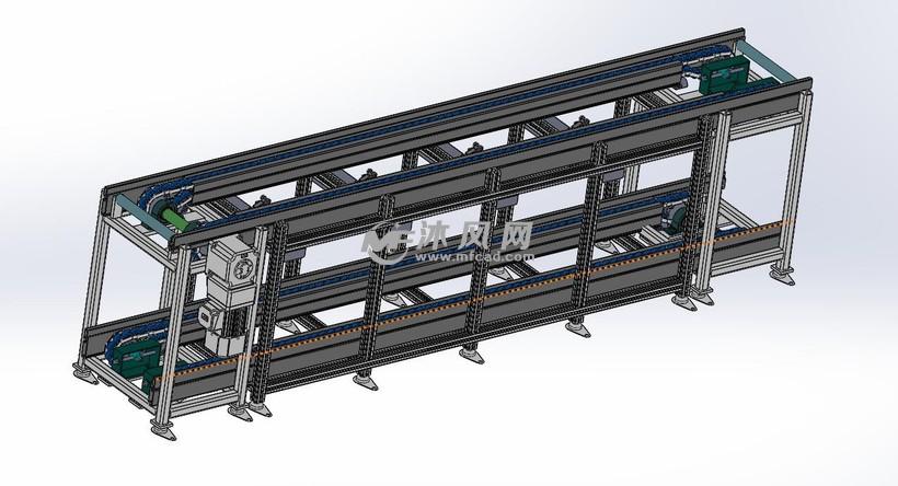 毛巾架倍速链线