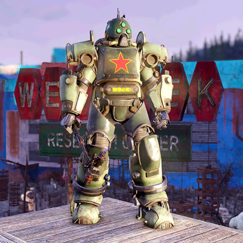 网曝《辐射76》将推出中国动力装甲 胸前"美帝必败"{转载}