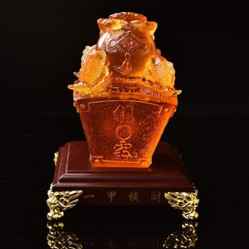 财象高升吉宏琉璃摆件2022新品一甲镇财吉宏琉璃摆件易明居2022财象