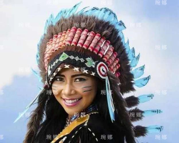 因酷似印第安人面部彩绘的线条,所以称为印第安纹