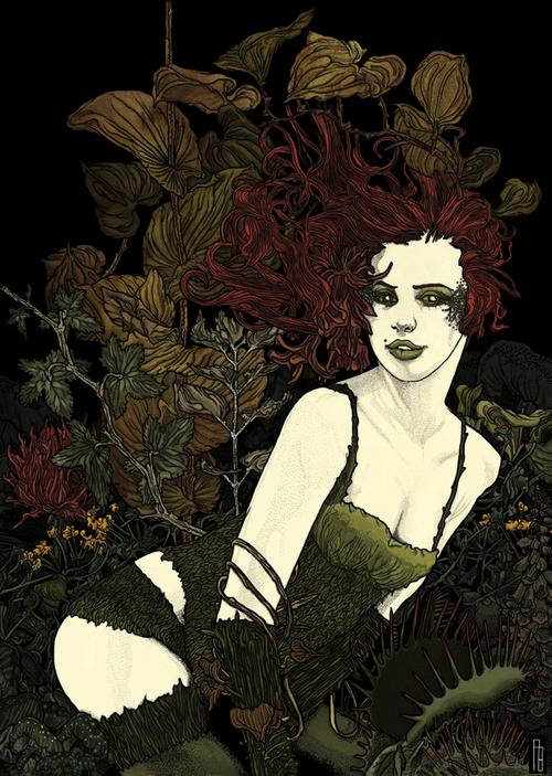 poison ivy毒藤-德国特里尔philipp banken插画师作品