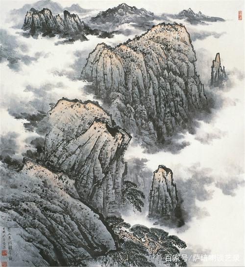 当代画家孙日晓山水画作品欣赏