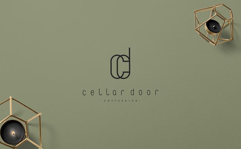 cafe cellardoor logo | vi设计