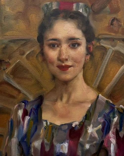 编辑:艺推yitui 2021庞茂琨人物写生作品 人物写生作品 布面油画