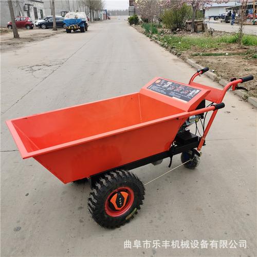 水泥沙子运输搬运车 汽油翻斗手推车 小型汽油灰斗车价格