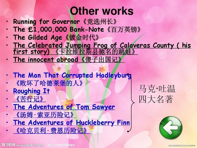 马克吐温(英文版)ppt
