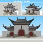 中式景区入口大门设计图__景观设计_环境设计_设计_昵