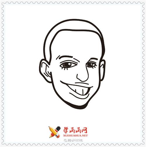 nba球星库里简笔画图片教程