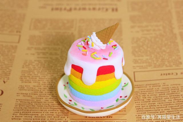 超高颜值小蛋糕竟然是用黏土做的!内附教程