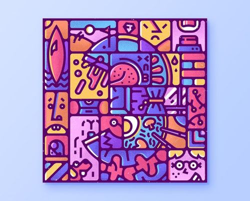 隐藏的有趣数字图形设计----ifavart.com(辣椒酱)-最