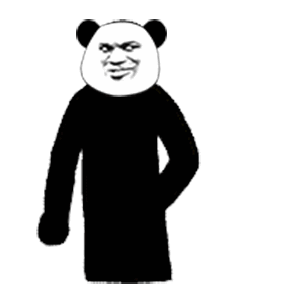 熊猫头左右摇摆尬舞 gif_gif_左右摇摆_熊猫表情