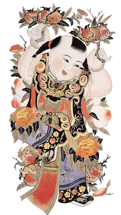 民俗艺术门神大全图