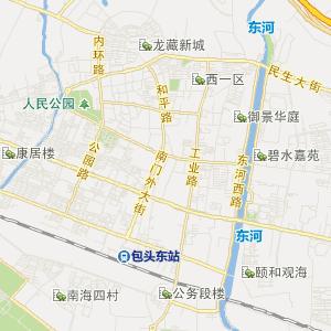 包头市东河区地图