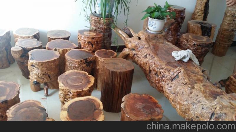 奇石盆景枣木枣树底座茶台