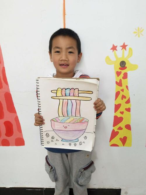 今天画的是生活中常见――一碗香喷喷的面条
