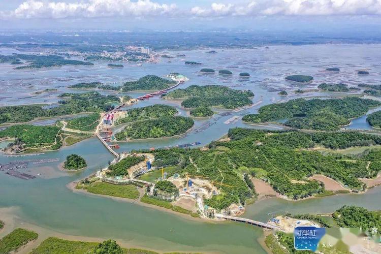 近日,位于钦州市的广西最长跨海大桥——龙门大桥项目建设稳步推进,主
