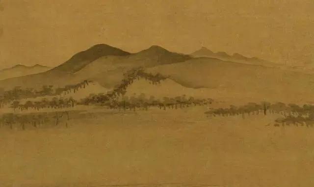 吴镇的芦花寒雁图意境太美了堪称中国山水画之典范