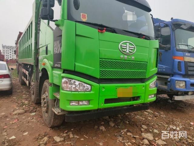 18年8月解放j6p前四后八420马力自卸车首付八万