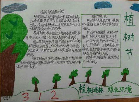 中华板报网植树节手抄报板报网手抄报