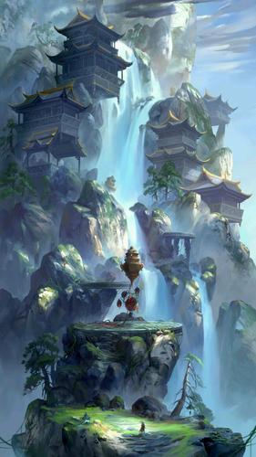 玄幻建筑 古风美景系列壁纸合集!所谓人间仙境大概就