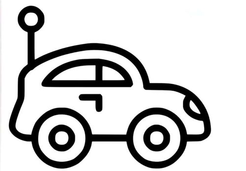 小汽车简笔画步骤_卡通小汽车简笔画步骤