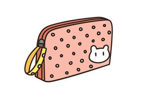              清新女士钱包简笔画