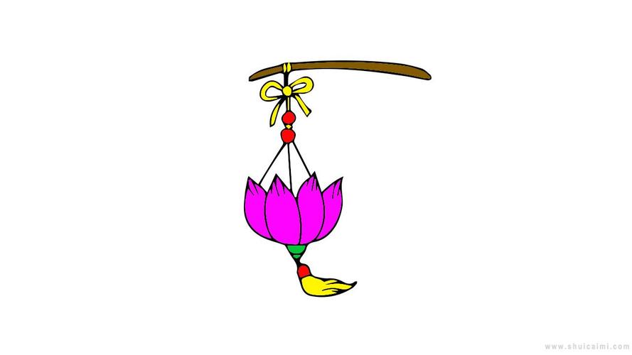 最后涂上漂亮的颜色以上内容是关于花灯简笔画怎么画 花灯简笔画简单