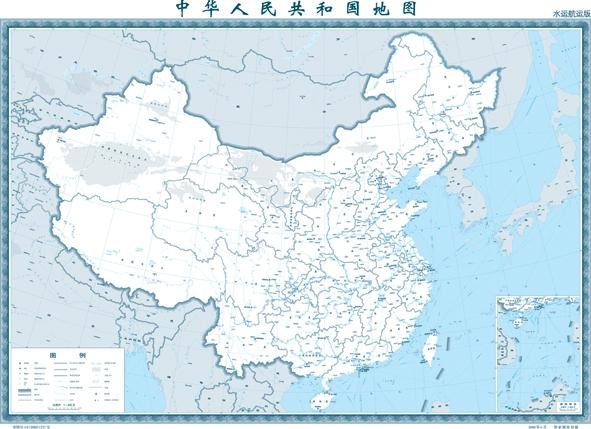 中国水运航运交通-地图矢量图库-名片之家