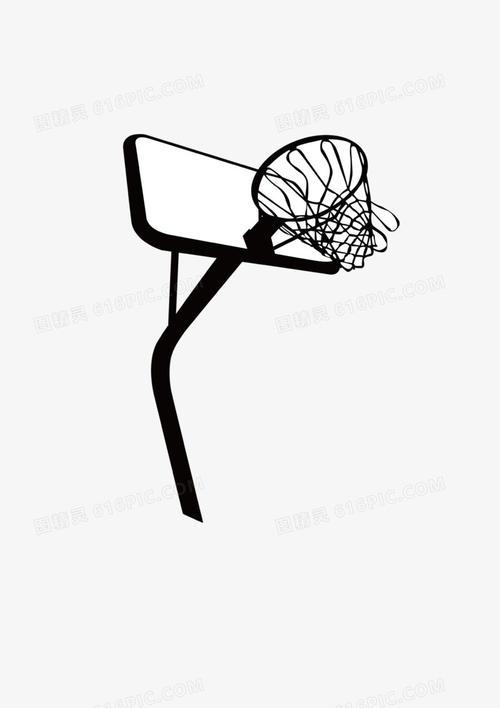 篮球架简笔画测图