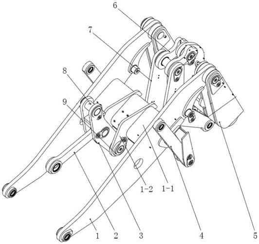 装载机工作装置制造方法及图纸,装载机自动打黄油装置