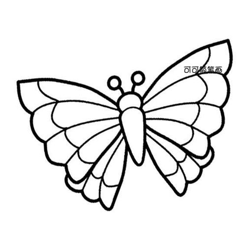 儿童学画蝴蝶简笔画